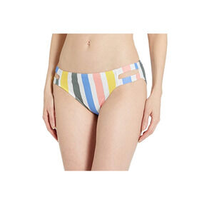 Mae Stripe Double Strap Bikini Bottom Multi Size S